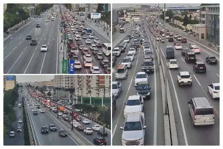 Bu yollarda sıxlıq var 