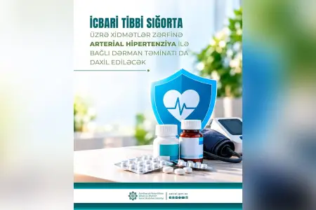 Xidmətlər Zərfinə arterial hipertenziya ilə bağlı dərman təminatı da daxil ediləcək