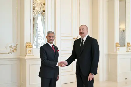 Prezident Hindistan XİN rəhbərini qəbul etdi - Fotolar