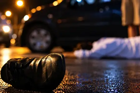 Goranboyda yolu keçmək istəyən kişi avtomobilin altında qaldı