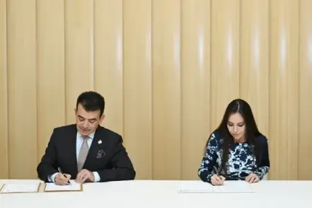 Leyla Əliyeva əl-Malik ilə saziş imzaladı - FOTOLAR