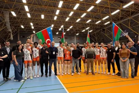 Voleybol klubumuz Danimarkada qələbə qazandı