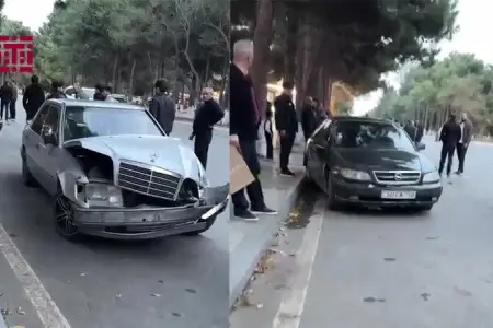Sumqayıtda zəncirvari qəza 