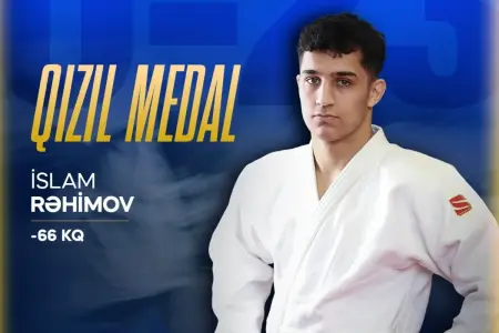 Azərbaycan cüdoçusu İslam Rəhimov İtaliyada Avropa çempionu oldu