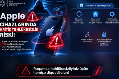 “Apple” istifadəçilərinin hesabları kütləvi şəkildə ələ keçirilir - Xəbərdarlıq