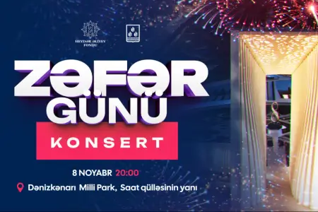 Zəfər Günü Bakıda konsert və atəşfəşanlıq olacaq