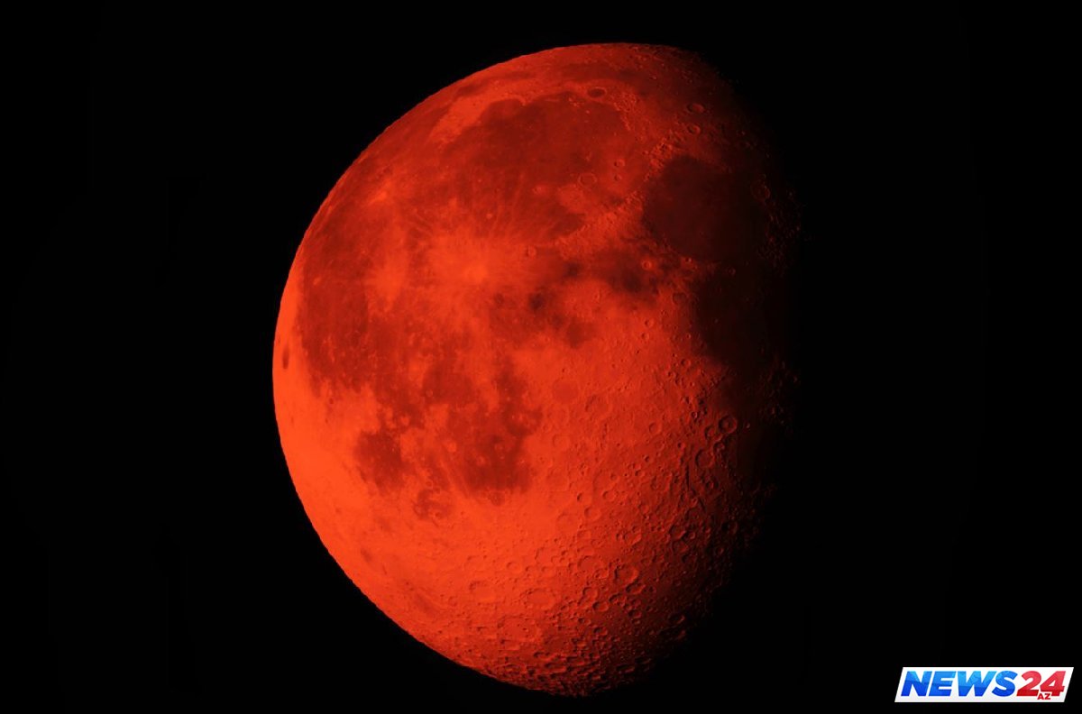 Yüz ilin ən uzun, qanlı Ay tutulması baş verdi - VİDEO 
