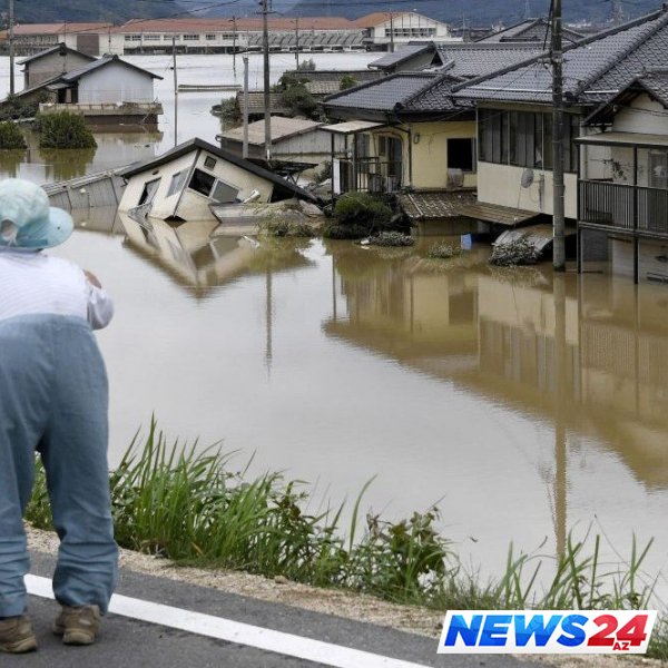 Yaponiyada isti hava və güclü yağış səbəbi ilə 300 nəfər öldü 