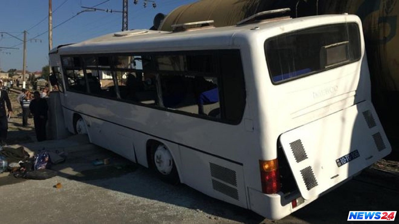 Qatara çırpılan avtobusun sürücüsü narkoman olub 