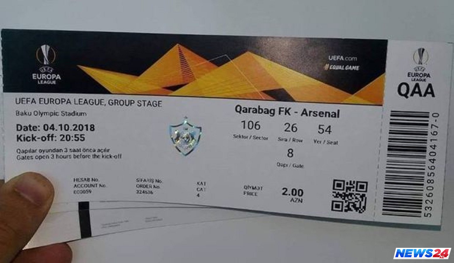“Qarabağ” – “Arsenal” oyununa satılan biletlərin sayı açıqlandı 