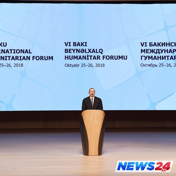 Prezident İlham Əliyevin iştirakı ilə Bakıda VI Beynəlxalq Humanitar Forum keçirilir 