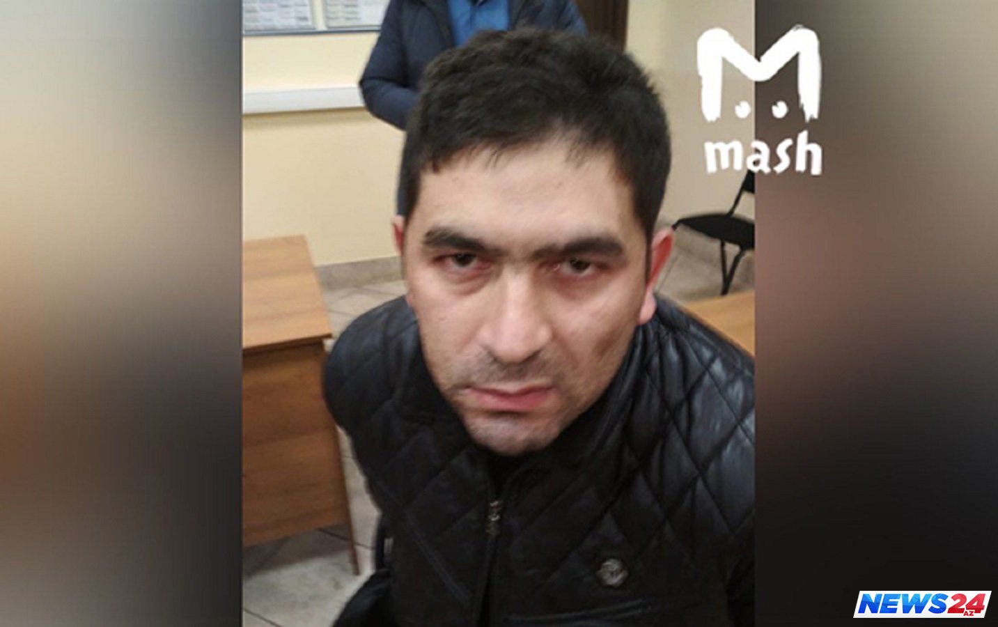Azərbaycanlı eks-polisin liftdə qadını öldürməsinin ŞOK KADRLARI (18+) 