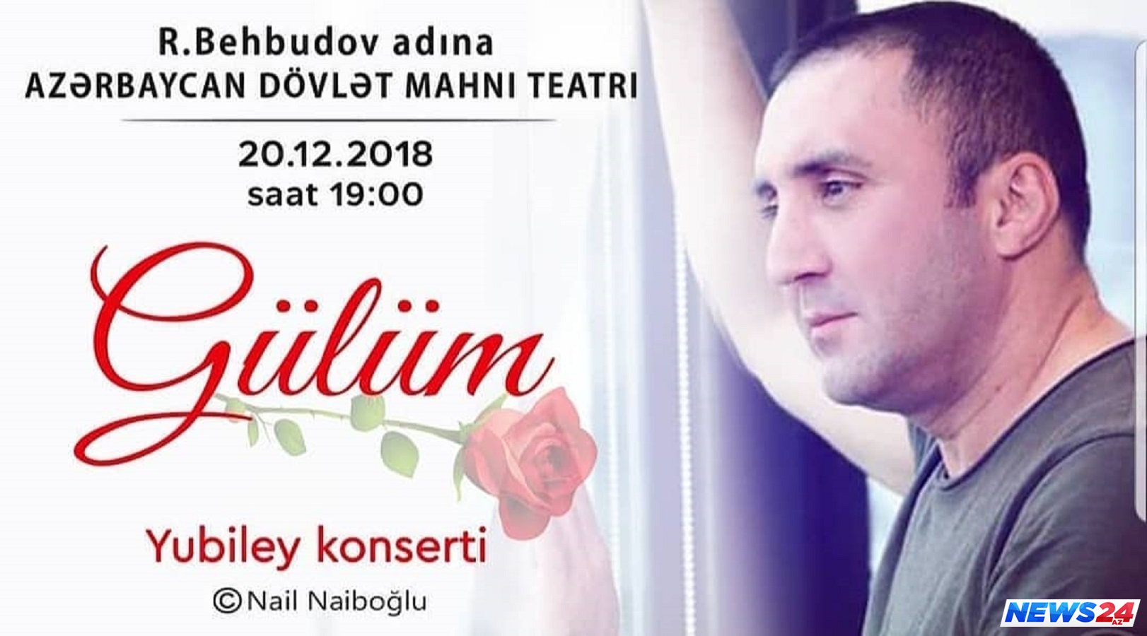 Nail Naiboğlunun yubiley konsertinin biletləri artıq satışda 