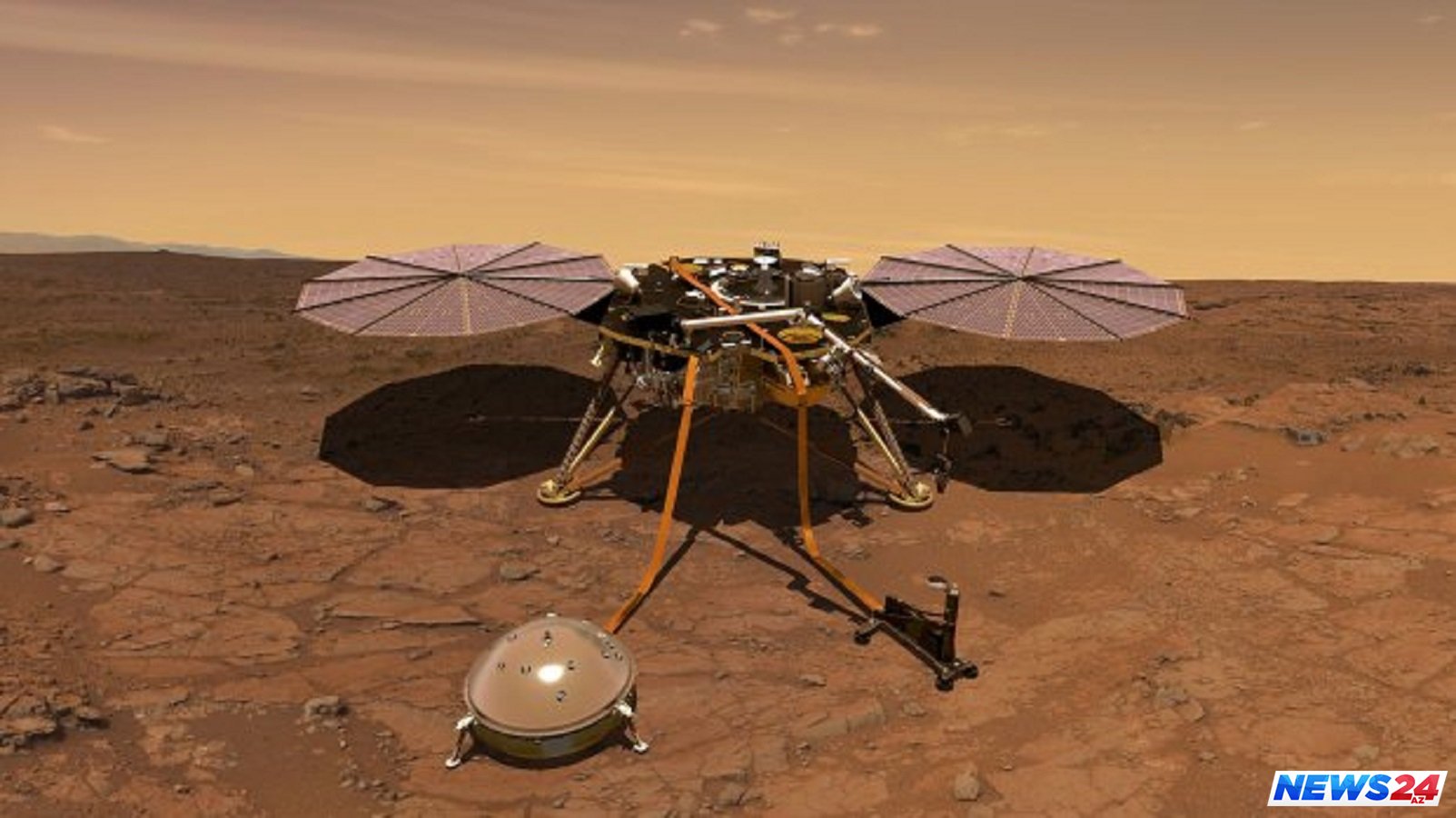 Gözlənilən eniş baş tutdu : NASA robotu Marsa endi –  FOTO 
