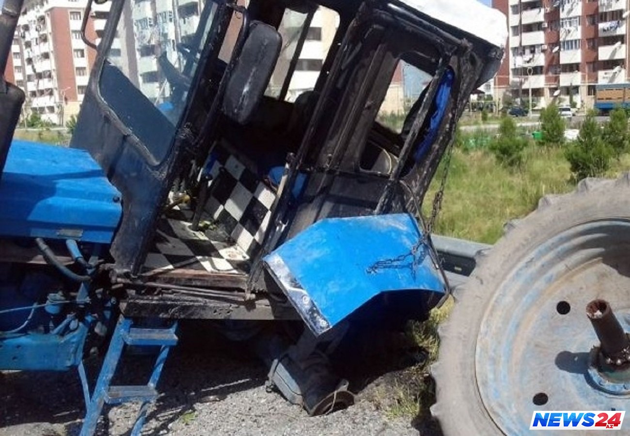 Yevlaxda qəza - traktor 9-cu sinif şagirdini vurub qaçdı 