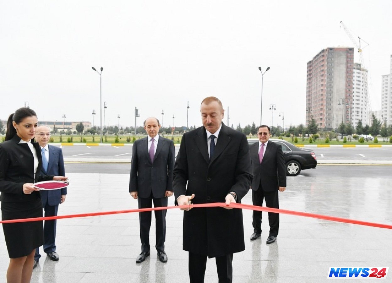 Prezident Binəqədi Rayon Məhkəməsinin yeni inzibati binasının açılışında iştirak edib 