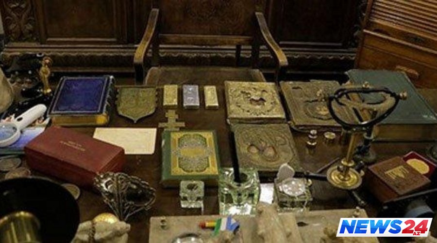 Stalinin itən xəzinəsi tapıldı: qızıl kitablar, 8 kiloqramlıq külçələr... 
