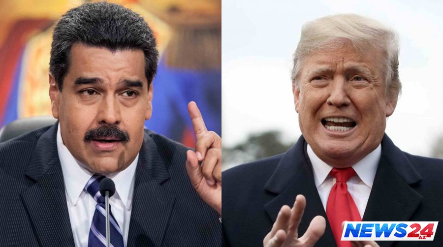 Maduro Trampı onu öldürtmək istəyində olmaqda günahlandırıb 