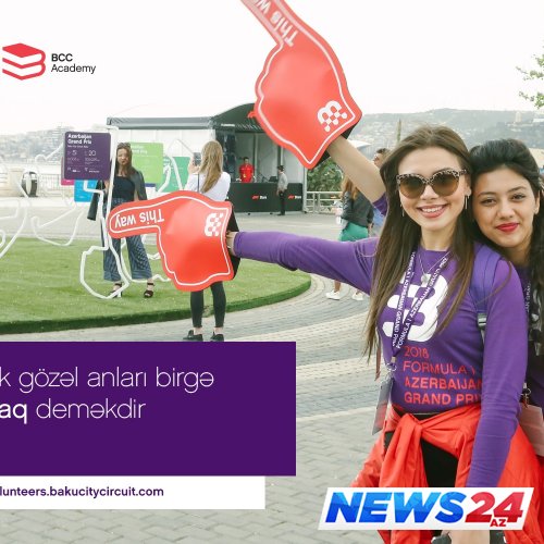 Formula 1 Azərbaycan Qran Prisi üçün könüllülərin qeydiyyatına start verilib 