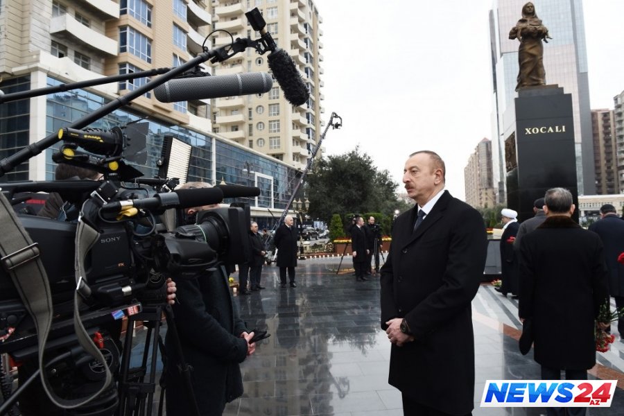 Prezident İlham Əliyev “Rossiya-24” telekanalının müxbirinə müsahibə verib 