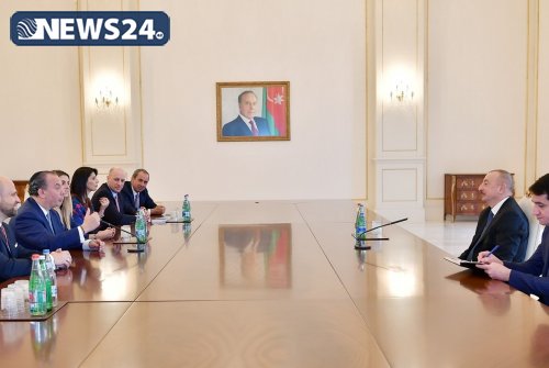 Prezident İlham Əliyev ABŞ Etnik Anlaşma Fondunun prezidentini qəbul edib 