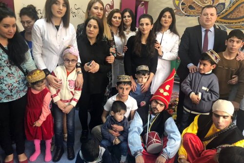 Reabilitasiya kursu keçən uşaqlar üçün Novruz şənliyi təşkil edilib - FOTO 