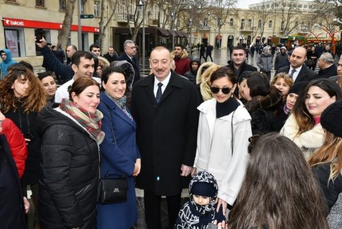Prezident İlham Əliyev Novruz bayramı şənliyində iştirak edib - FOTO - VİDEO - YENİLƏNİB
