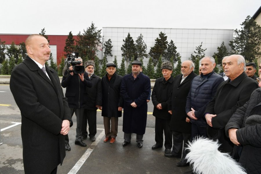 Prezident Mərdəkan-Qala yolunun açılışında iştirak etdi - FOTOLAR