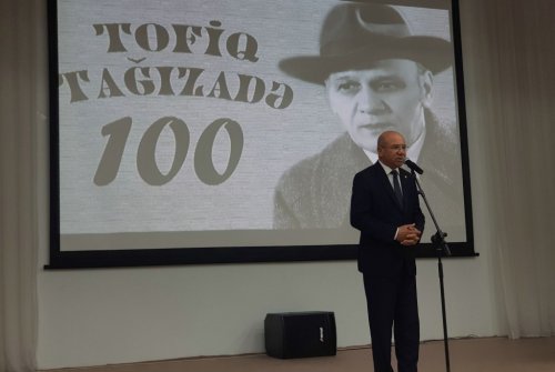 Xaçmazda Tofiq Tağızadənin 100 illik yubileyi qeyd edilib - FOTO
