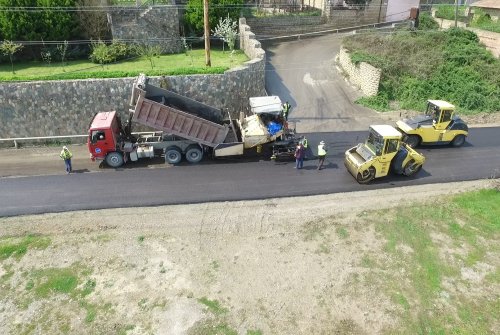 Xudat-Nabran avtomobil yolu təmir olunur - FOTOLAR