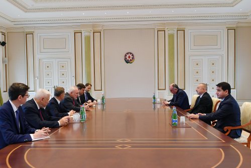 Prezident İlham Əliyev ATƏT-in Minsk qrupunun həmsədrlərini qəbul edib 