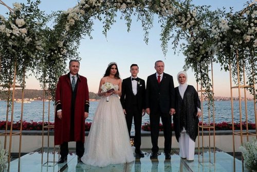 Ərdoğan  Məsud Özilin nikah şahidi oldu- FOTO