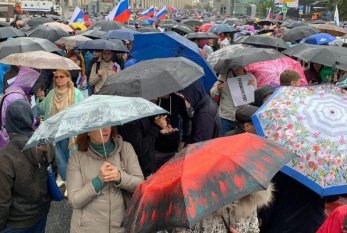 Moskvada etiraz aksiyası 15 min insan mitinqə axın edib