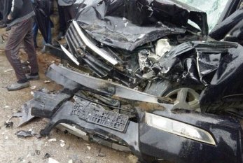 Sabunçu rayonunda 2 avtomobil toqquşdu, Yaralı dərhal xəstəxanaya yerləşdirildi