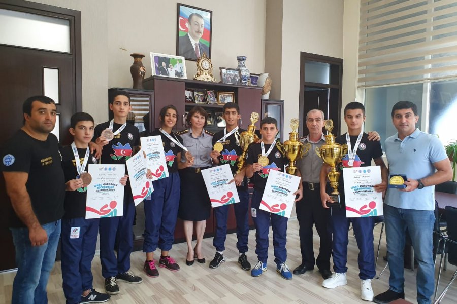 Polis övladları ölkəmizə 6 medal QAZANDIRDI