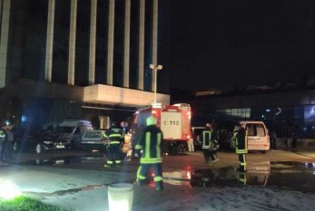 SON DƏQİQƏ! İctimai Televiziyanın binası yanır