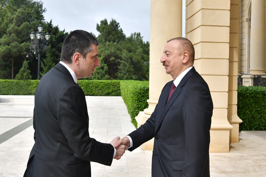 Prezident İlham Əliyev Gürcüstanın Baş Nazirini QƏBUL ETDİ - FOTO - YENİLƏNİB
