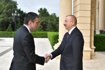 Prezident İlham Əliyev Gürcüstanın Baş Nazirini QƏBUL ETDİ - FOTO - YENİLƏNİB