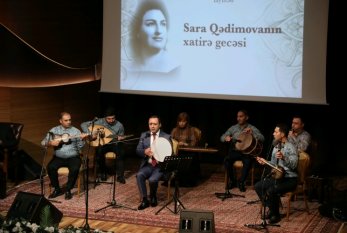 Sara Qədimovanın xatirə gecəsi keçirilib 