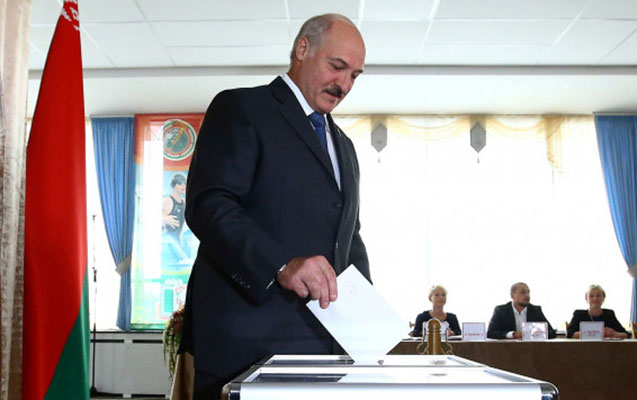 Lukaşenko səs verdi 