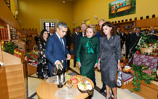 Mehriban Əliyeva “Azərbaycan” pavilyonunun açılışında olub -FOTOLAR