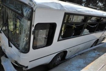 Bakıda sərnişin avtobusu aşdı 2 nəfər öldü