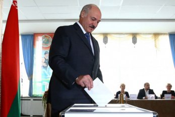 Lukaşenko səs verdi 