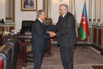 Ramiz Mehdiyev Gürcüstan Elmlər Akademiyasının vitse-prezidenti ilə GÖRÜŞDÜ