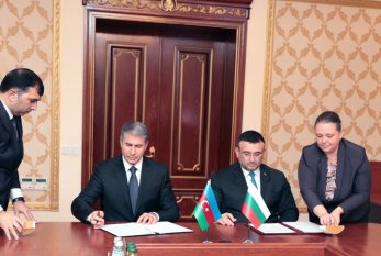 Azərbaycanla Bolqarıstan arasında protokol imzalandı - FOTO