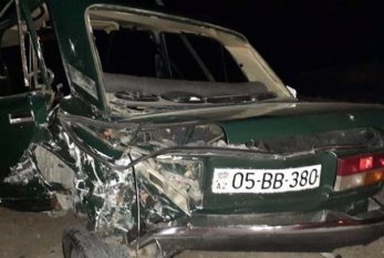 Ağstafada avtomobillər toqquşdu -5 nəfər yaralandı