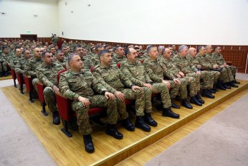 Azərbaycan Ordusunun komandir heyətinin toplanışı keçirilir - FOTO