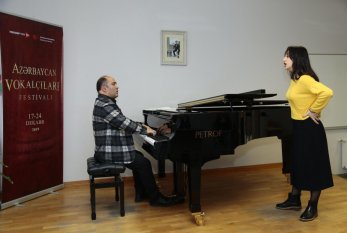 “Azərbaycan vokalçıları”nda ustad dərsi keçirilib - FOTOLAR