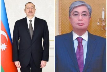 Qazaxıstanın dövlət başçısı Azərbaycan Prezidentini TƏBRİK ETDİ