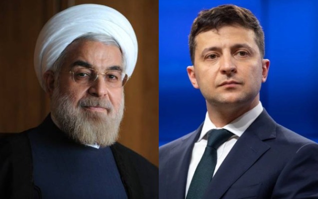 İran etiraf etdikdən sonra Zelenski ilə Ruhani arasında telefon danışığı oldu